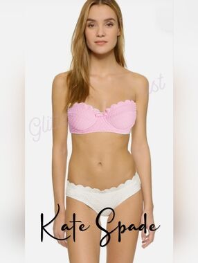 Kate Spade Marina Piccola Scallop Bikini Top